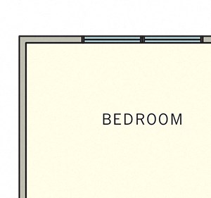 2 Bedroom Floor Plan, The Lookout at Comanche Hill | Unit B2 - two bed, two bath 2 Bedroom Floor Plan, The Lookout at Comanche Hill | Unit B2 - two bed, two bath